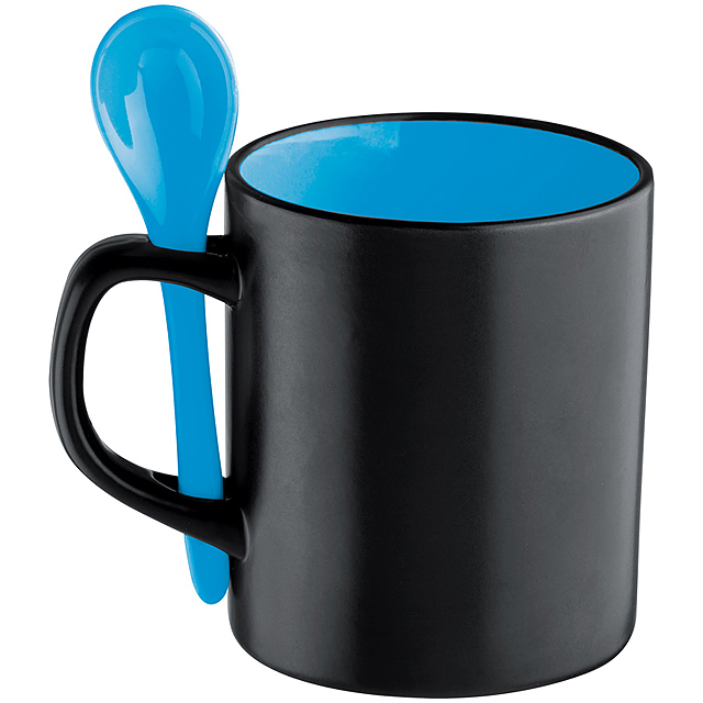 Ceramic mug (300 ml) - blue