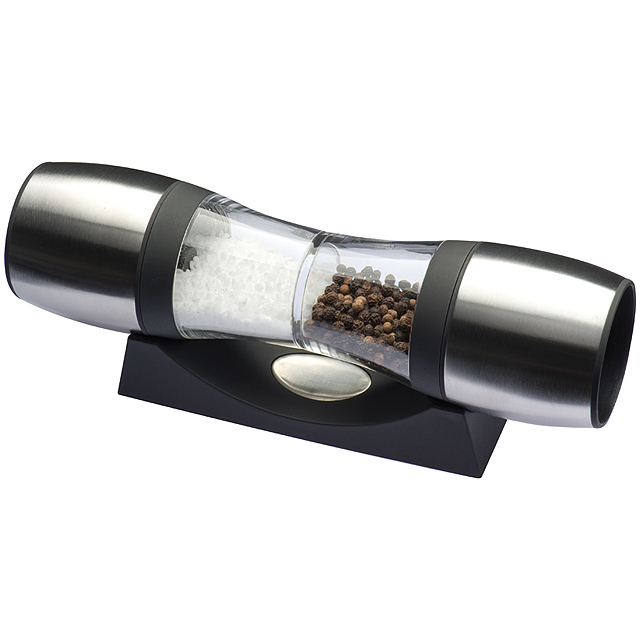 Salt/pepper mill, lying - grey