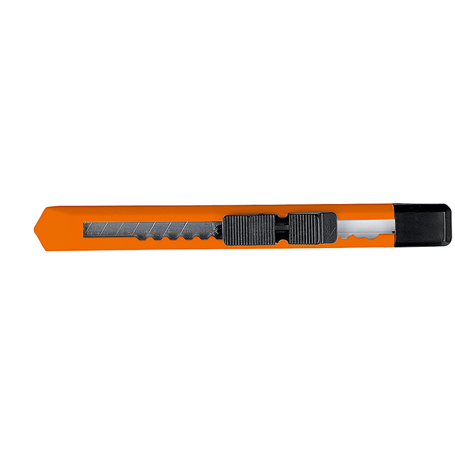 Schlankes Kartonmesser - Orange