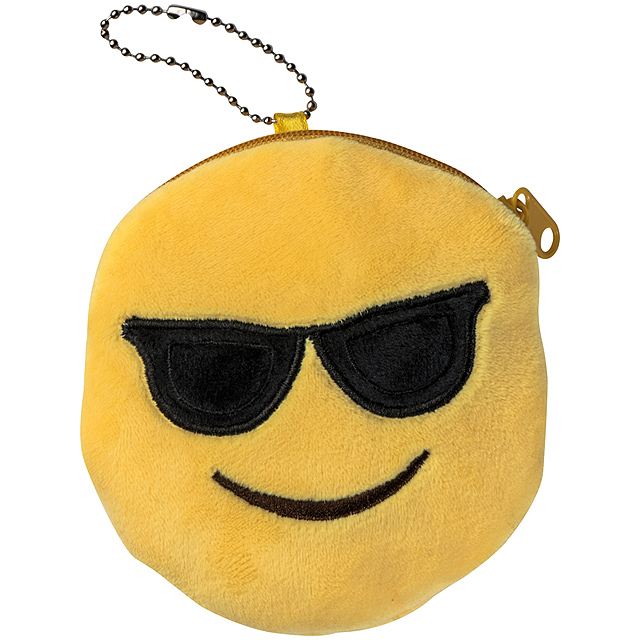 Emoji bag with zipper - yellow
