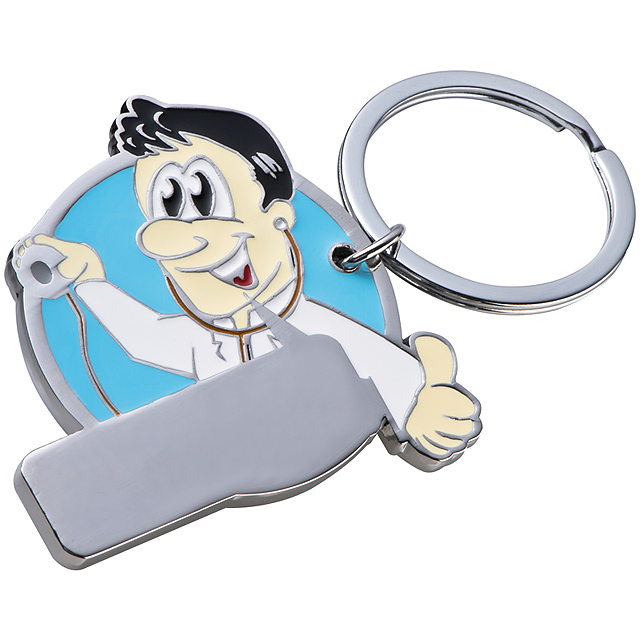 Keyring manikin - baby blue