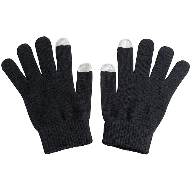 Akrylové rukavice - černá