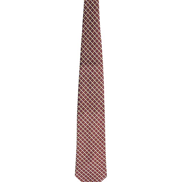 Hedvábná barevná kravata v PE sáčku s plastovým věšáčkem, značkový produkt André Philippe.  - hnedá - foto