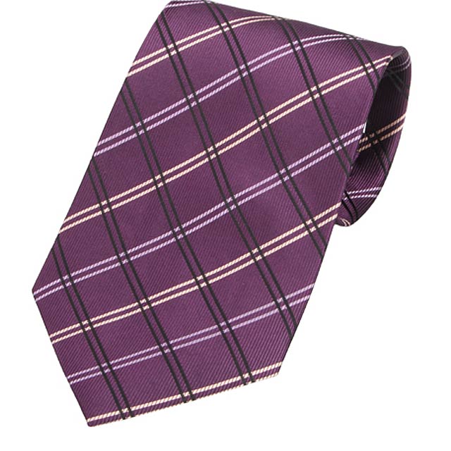 Tienamic kravata - fialová