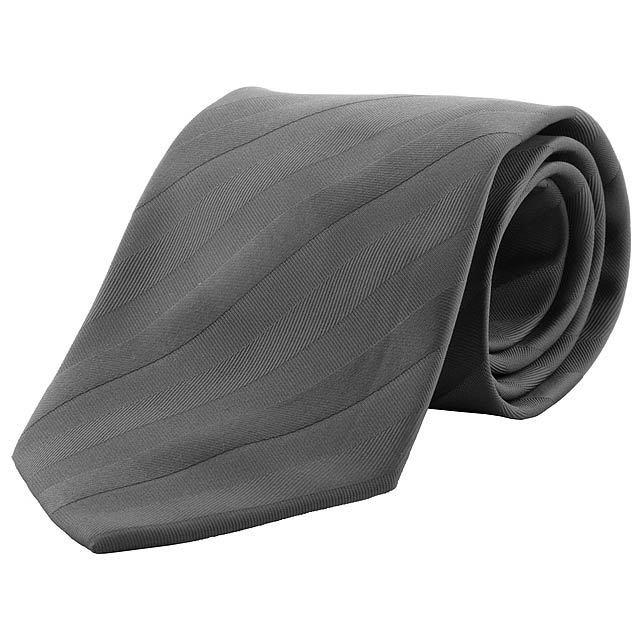 Stripes tie - stone grey