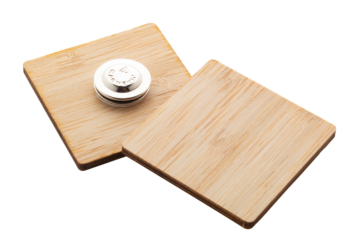 BooBadge Bambusabzeichen - Beige