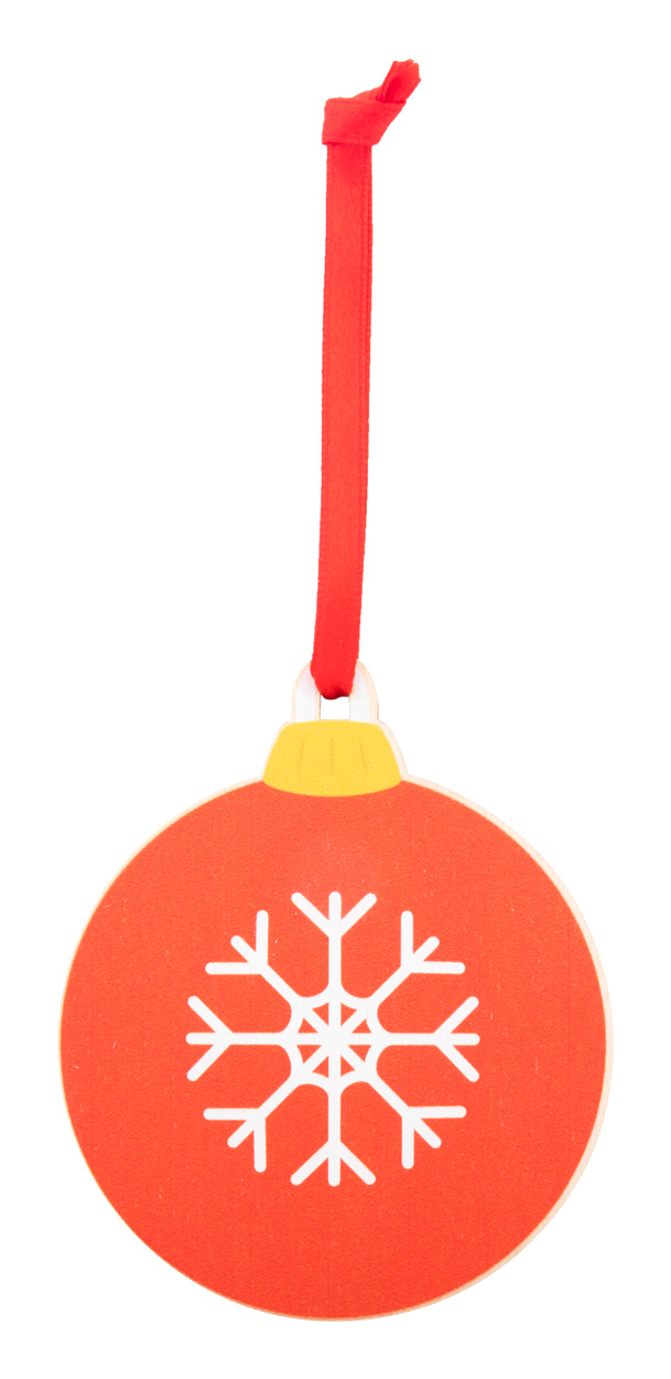 Skaland Weihnachtsschmuck, Schneeflocke - Rot