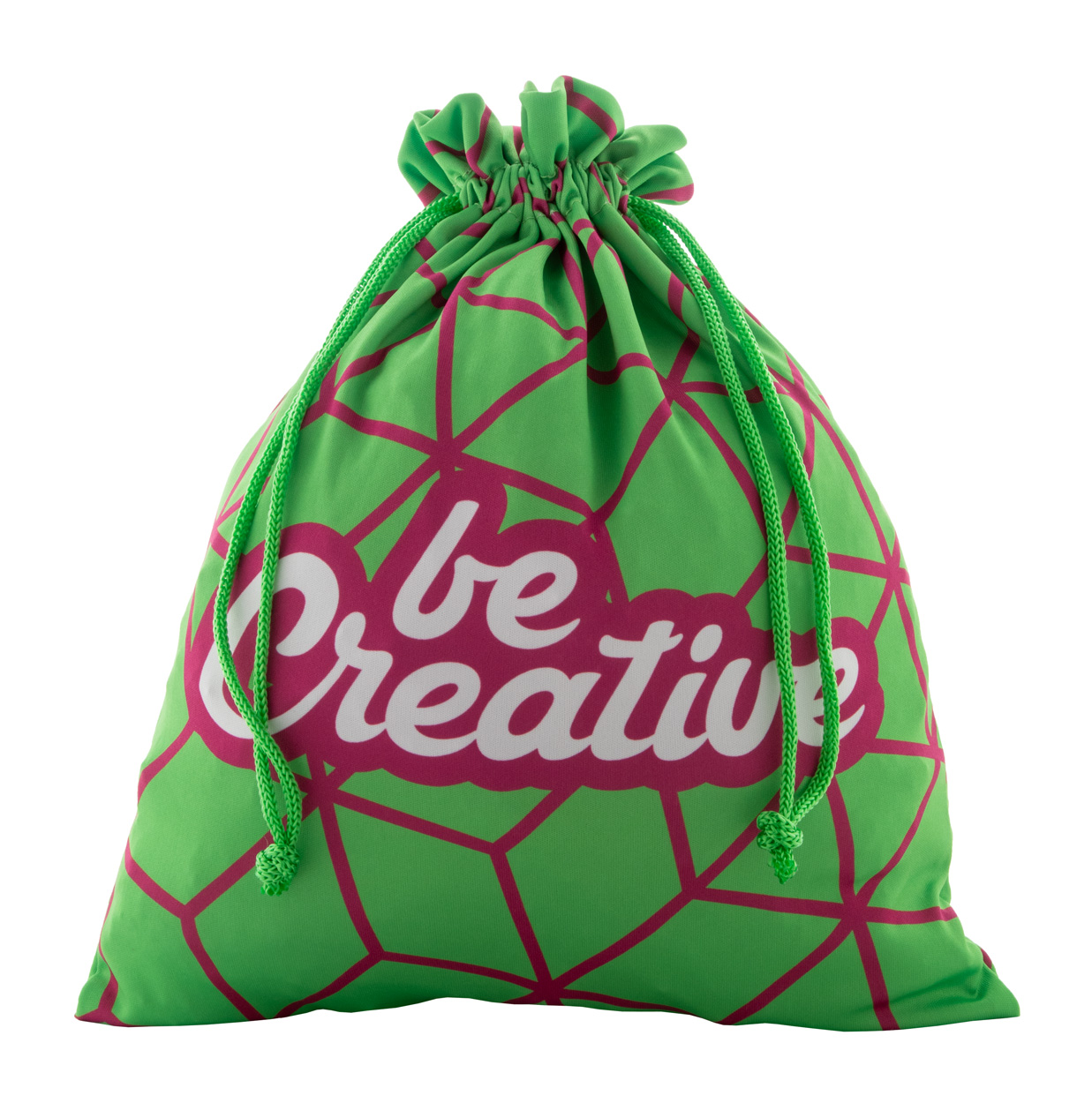 SuboGift L personalisierte Geschenktüte, groß - Grün