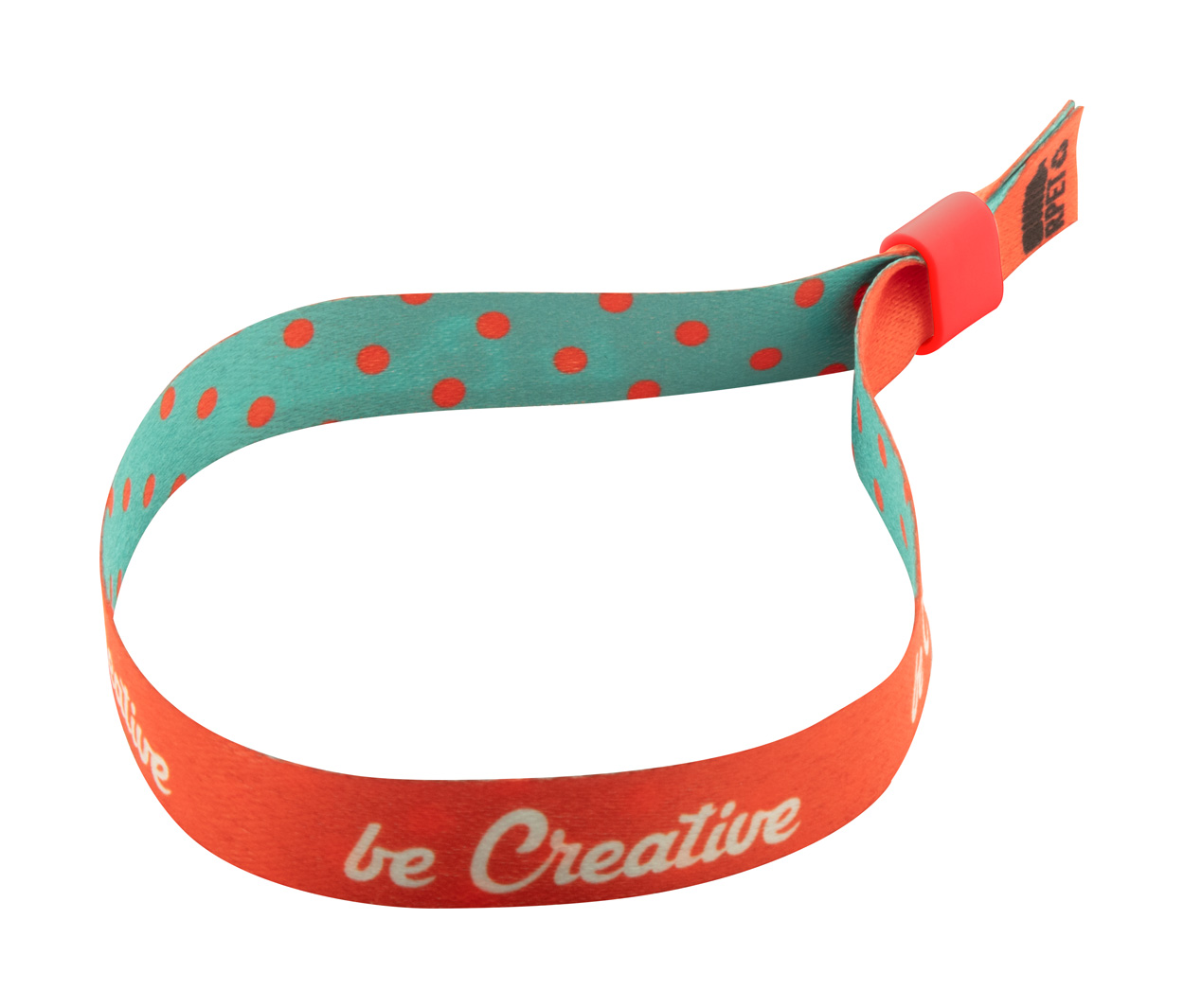 SuboWrist RPET Custom Festival-Armband - Rot