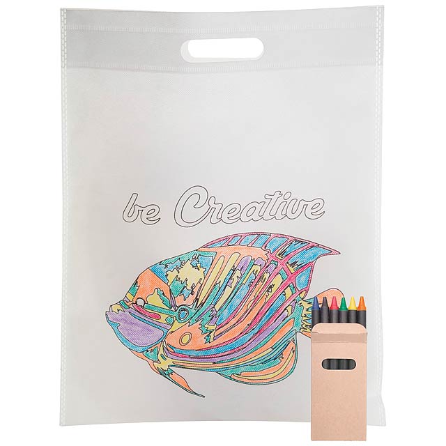 ColourMe nákupní taška - bílá