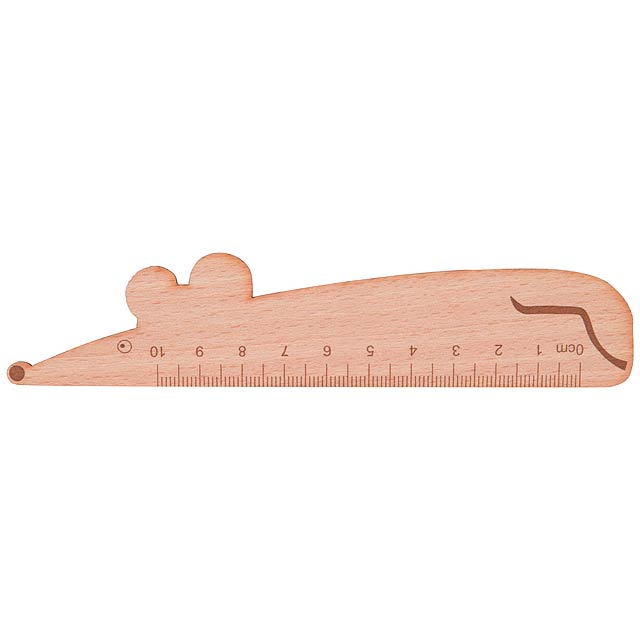 Looney - wooden ruler - wood