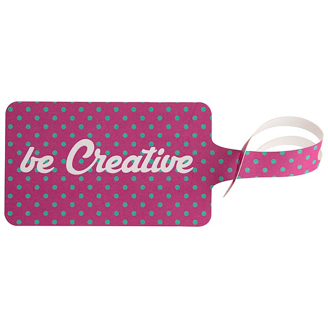 London - luggage tag - multicolor