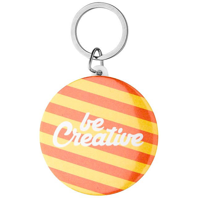 KeyBadge Maxi přívěšek na klíče s plackou - multicolor