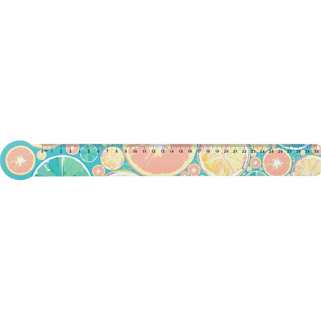 Couler 30 30 cm ruler, house - white