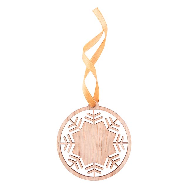 Lundamo Weihnachtsschmuck, Schneeflocke - Beige