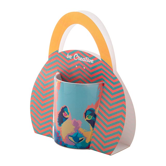 CarryMug přenosný držák na hrnek - multicolor