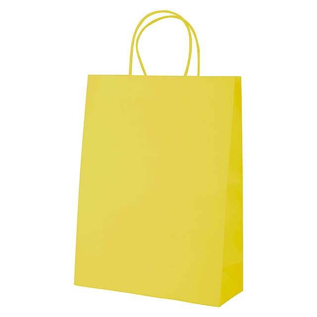 Store papírová taška - žlutá