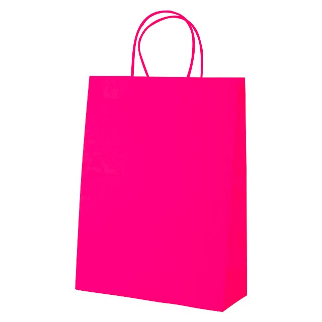 Store papírová taška - ružová