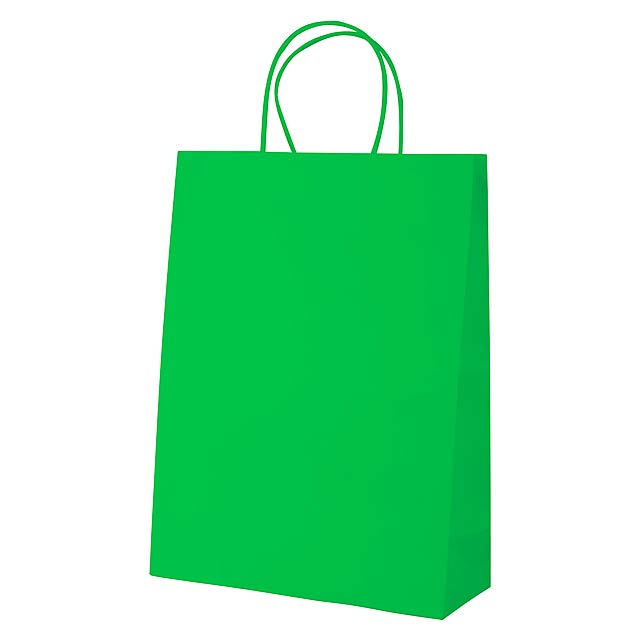 Store papírová taška - zelená