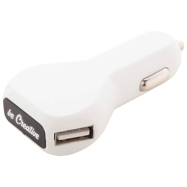 Lerfal USB nabíječka do auta - biela