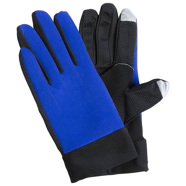 Vanzox dotykové sportovní rukavice - modrá