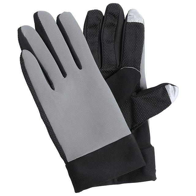 Vanzox dotykové sportovní rukavice - šedá