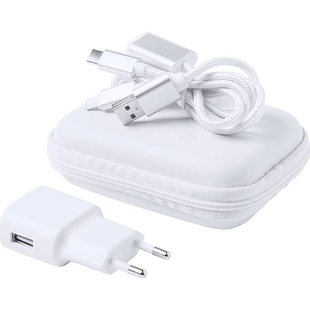 Sinkord USB charger set - white