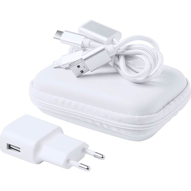Sinkord USB charger set - white