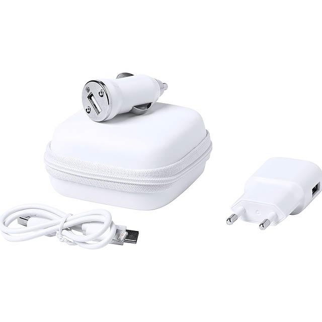 Luzzer USB charger set - white