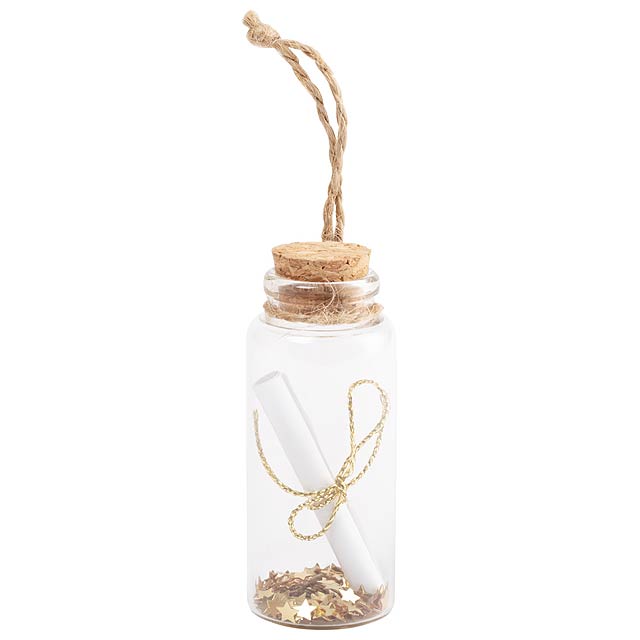 Shoilen bottle for greeting card - transparent