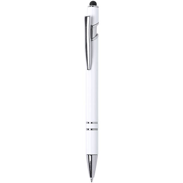 Parlex touch ballpoint pen - white