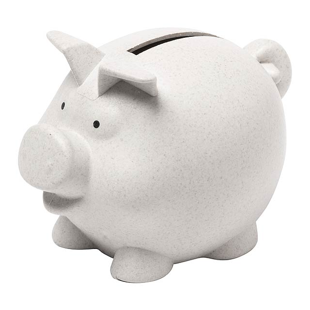 Darfil money box piggy bank - wood