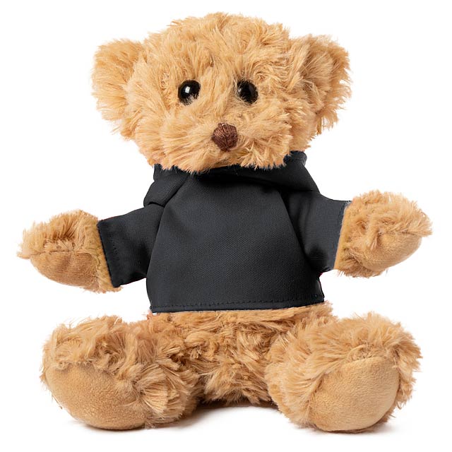 Verrückter Teddybär - schwarz