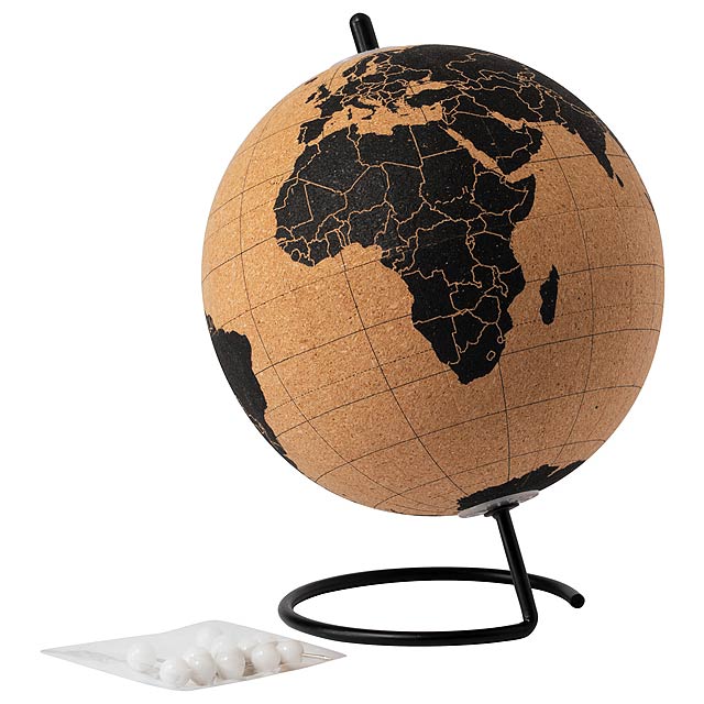 World globe - wood