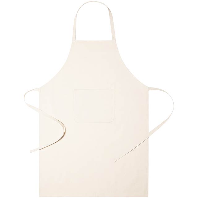 Riffox cotton apron - beige