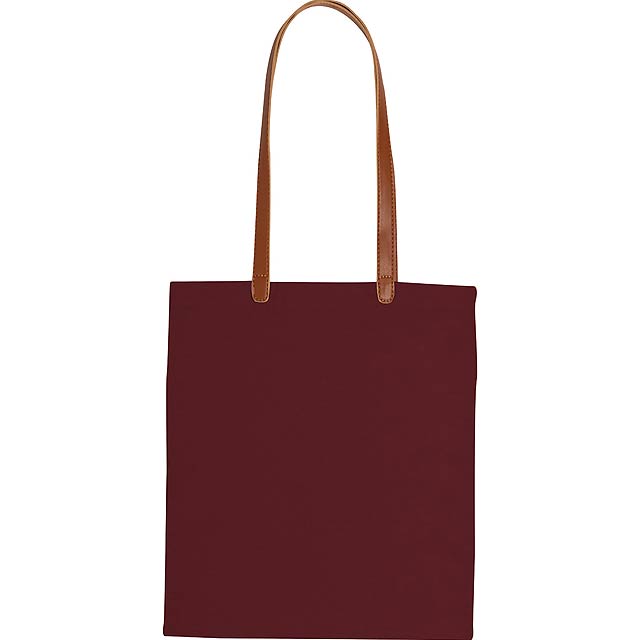 Daypok cotton shopping bag - burgundy
