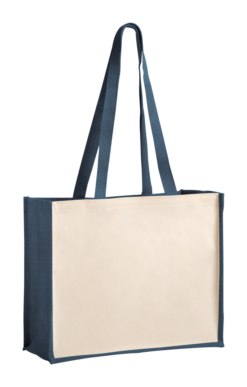 Rotin-Tasche - blau