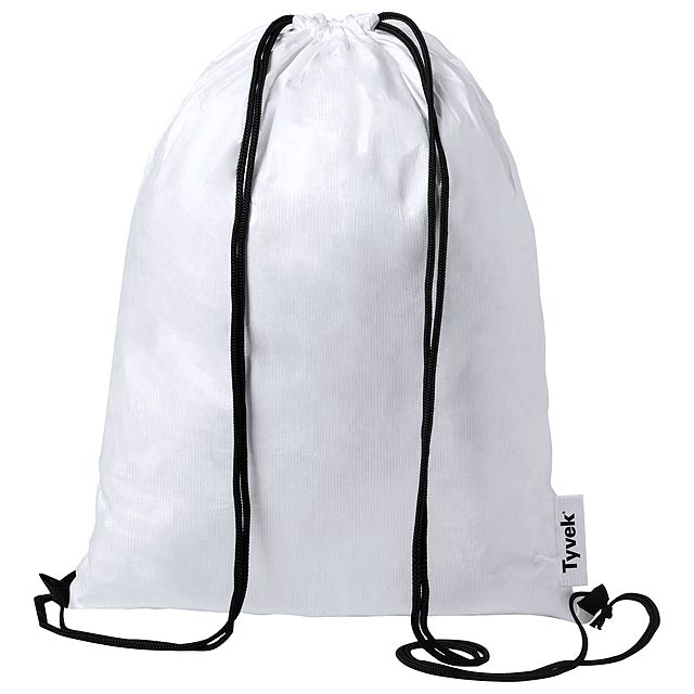 Drawstring sandal bag - white