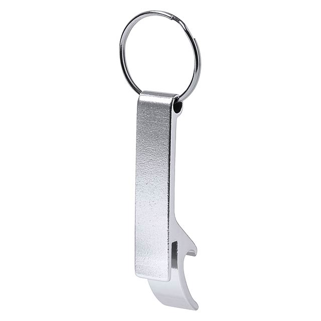 Stiked bottle opener - silver