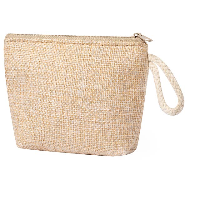 Schmale Brieftasche - Beige