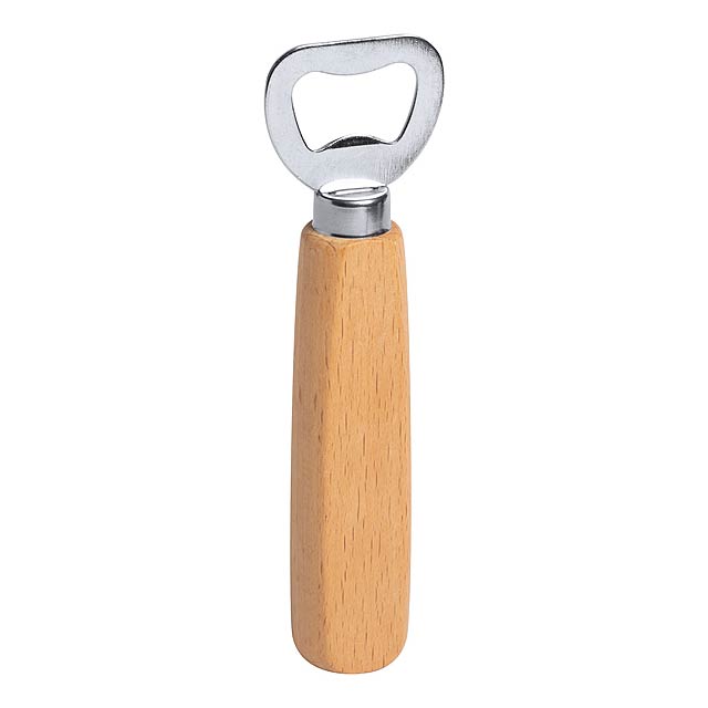 He stuffed the bottle opener - wood