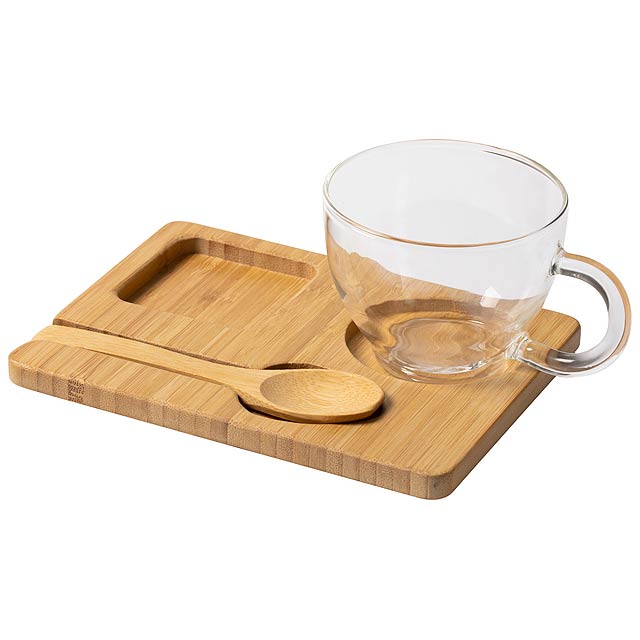 Morkel set with cup - wood