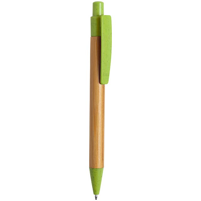 Sydor bambusové kuličkové pero - zelená