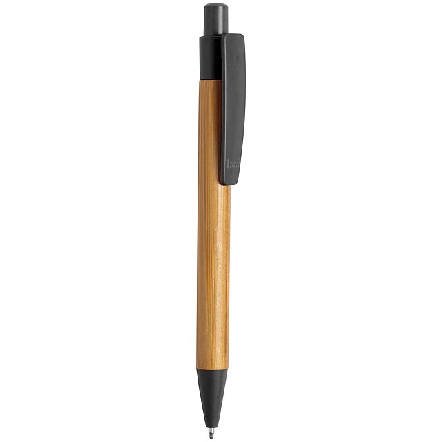 Sydor Bambus Kugelschreiber - schwarz