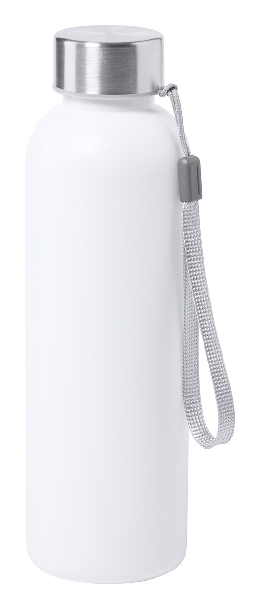 Antibakterielle Glitzerflasche - Weiß 