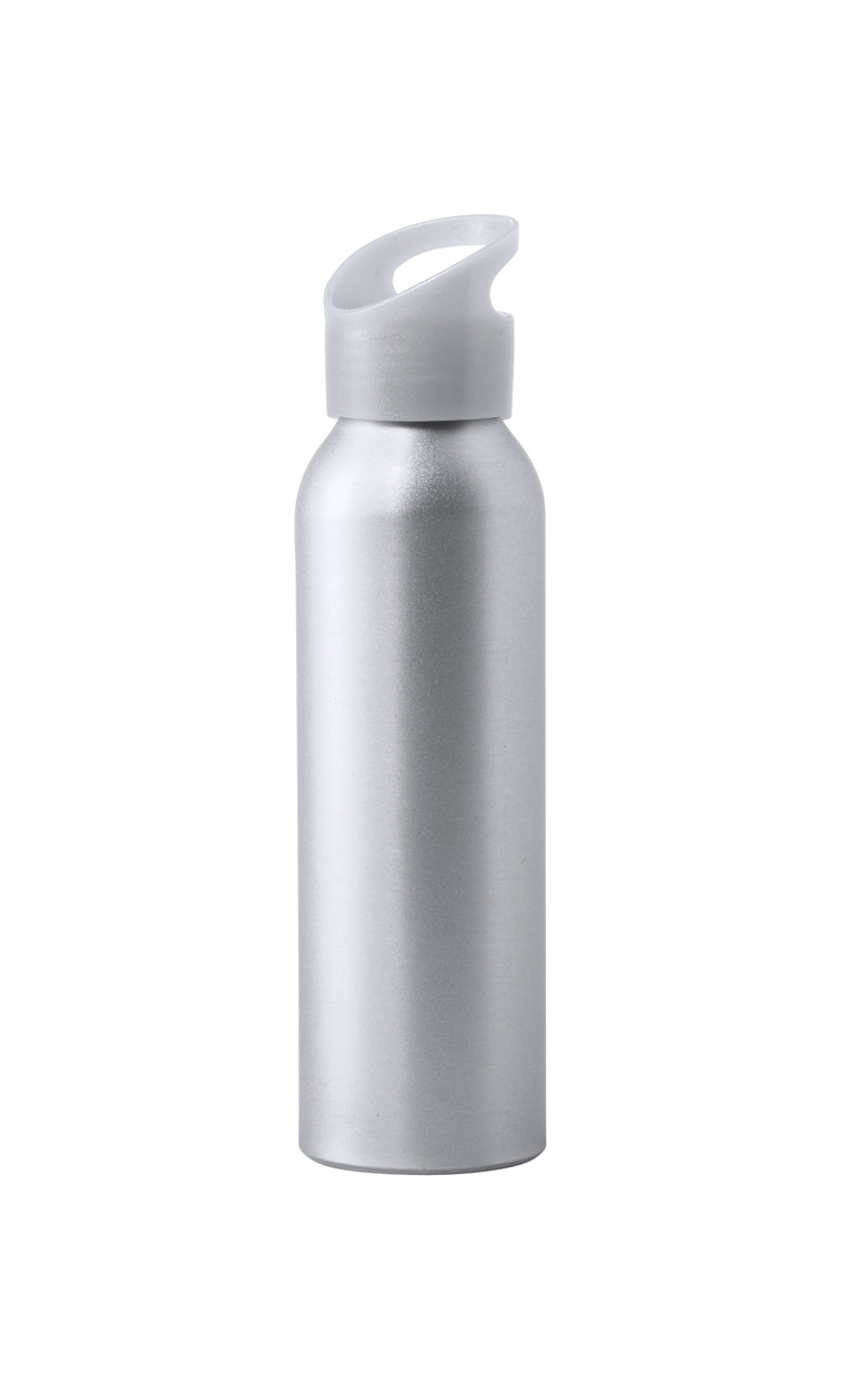 Sportflasche von Runtex - Silber
