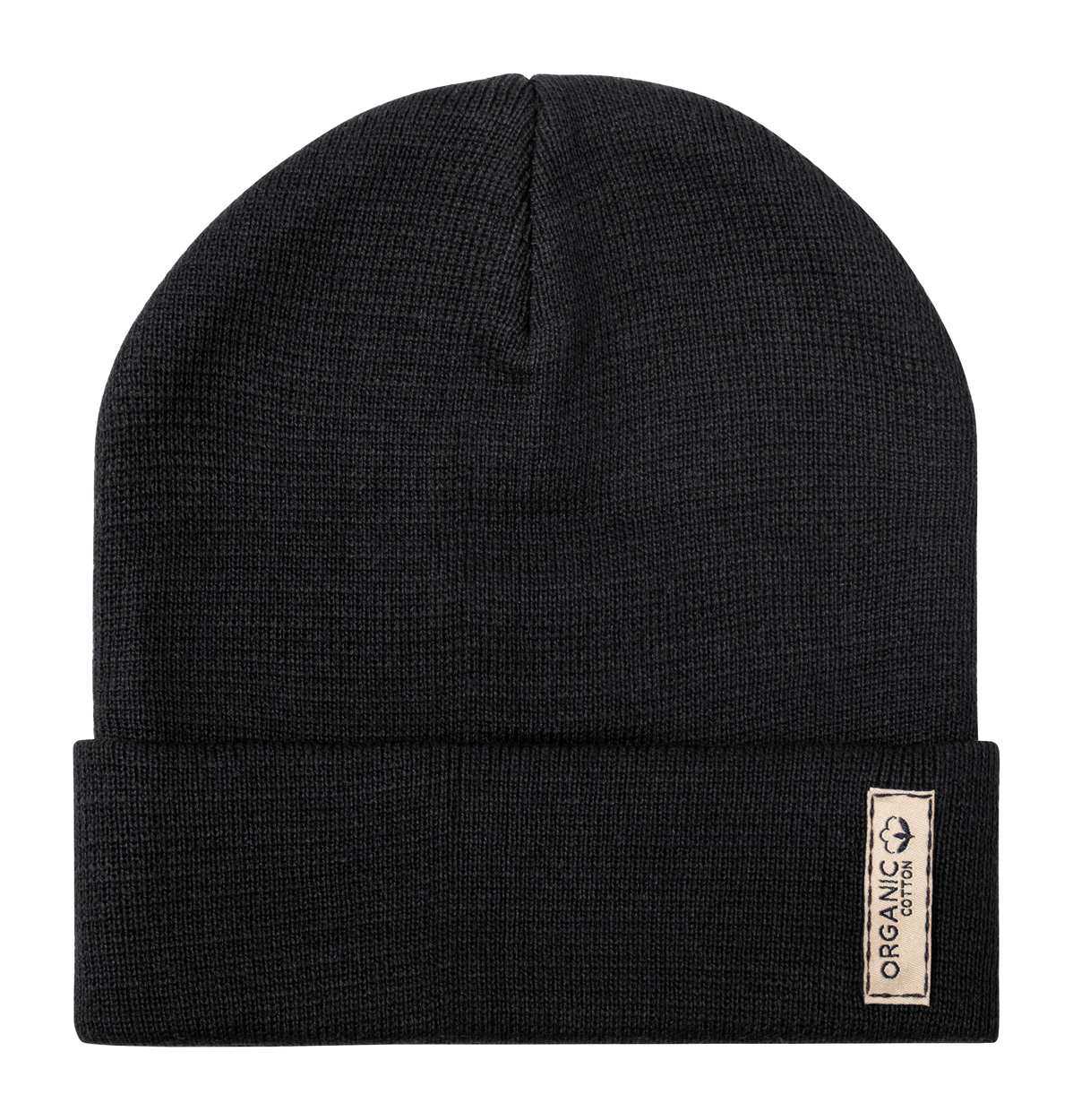 Daison-Wintermütze aus Bio-Baumwolle - schwarz