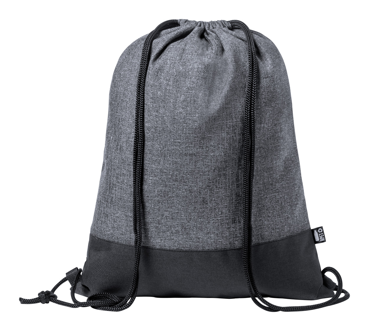 Stabby reflektierender Kordelzug Tasche - Grau