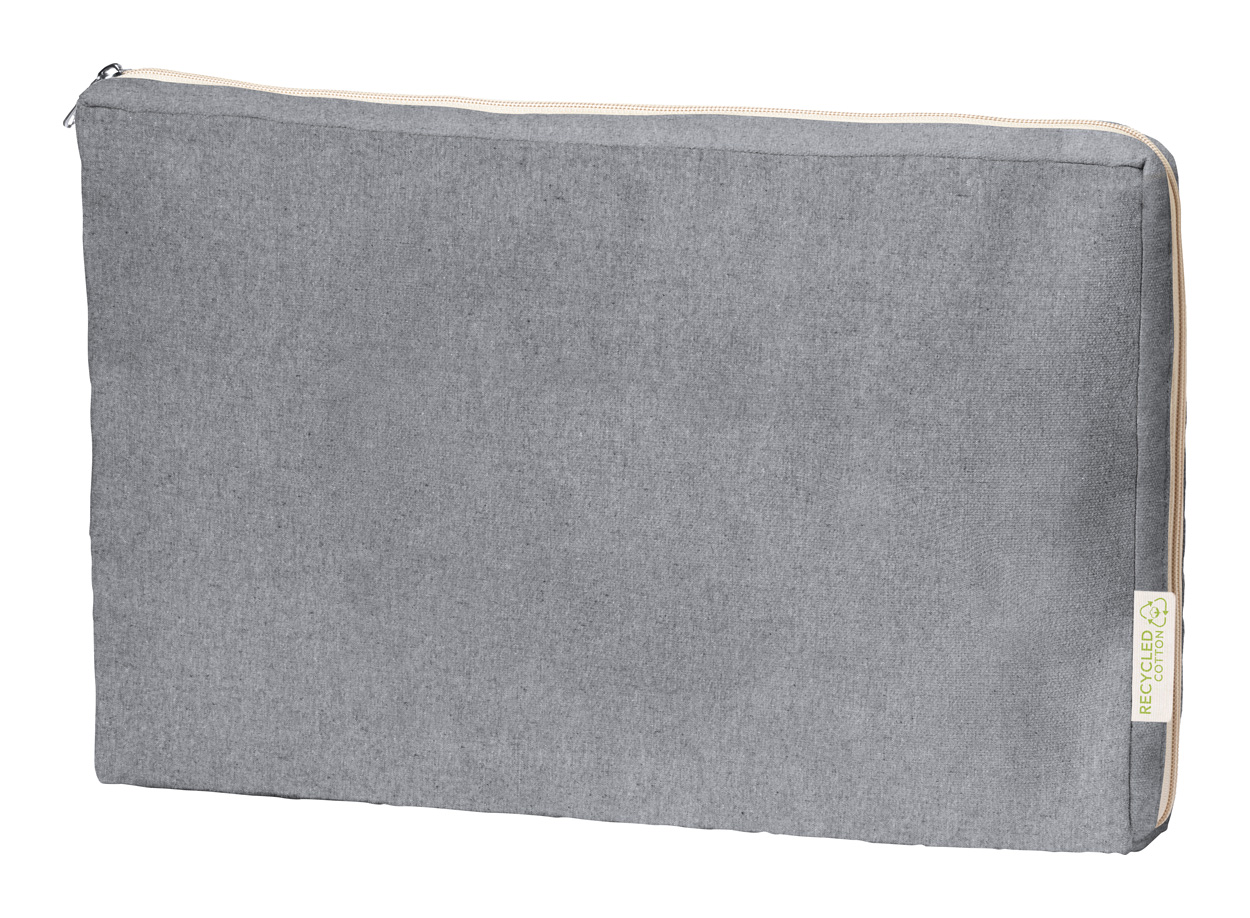 Drift cotton laptop sleeve - schwarz