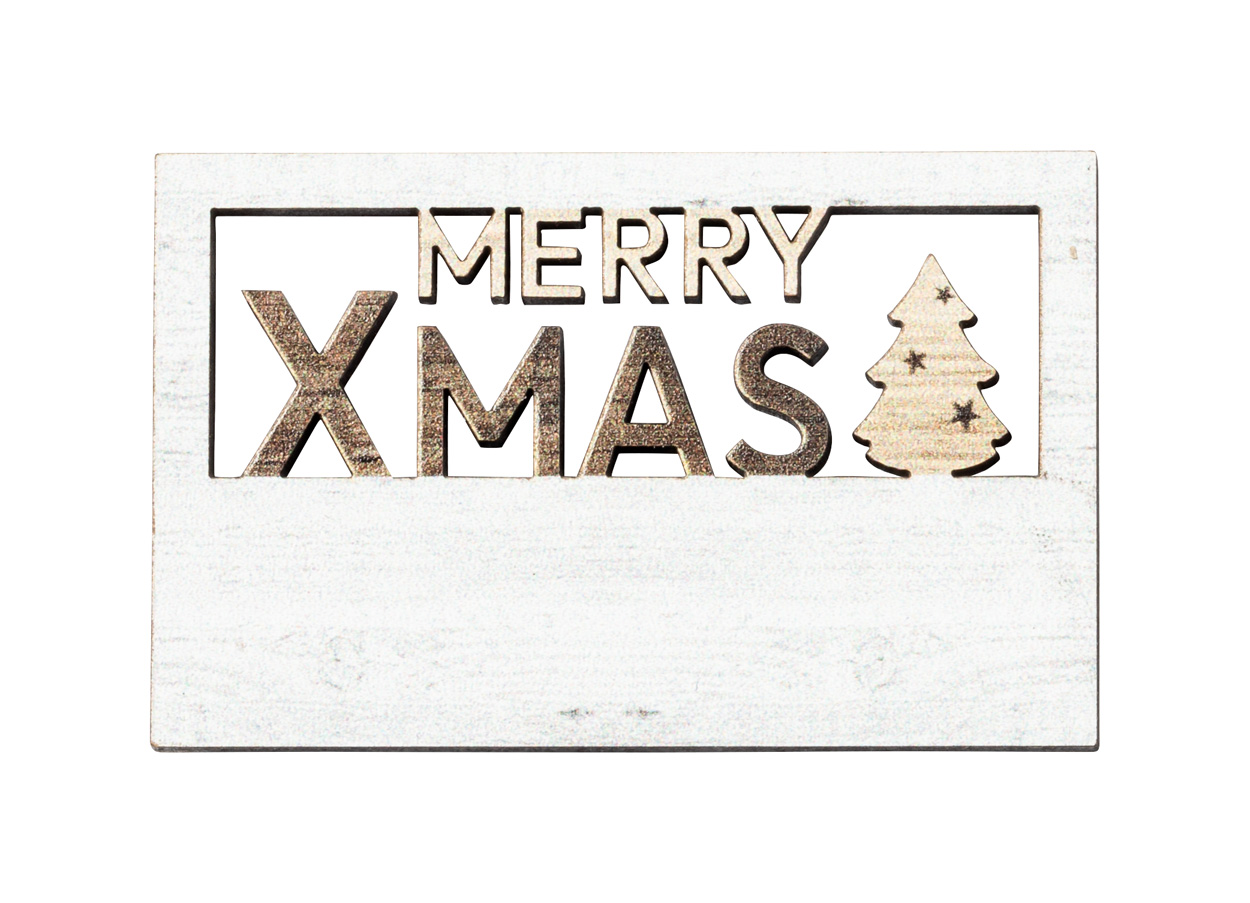 Lambet Christmas fridge magnet - beige